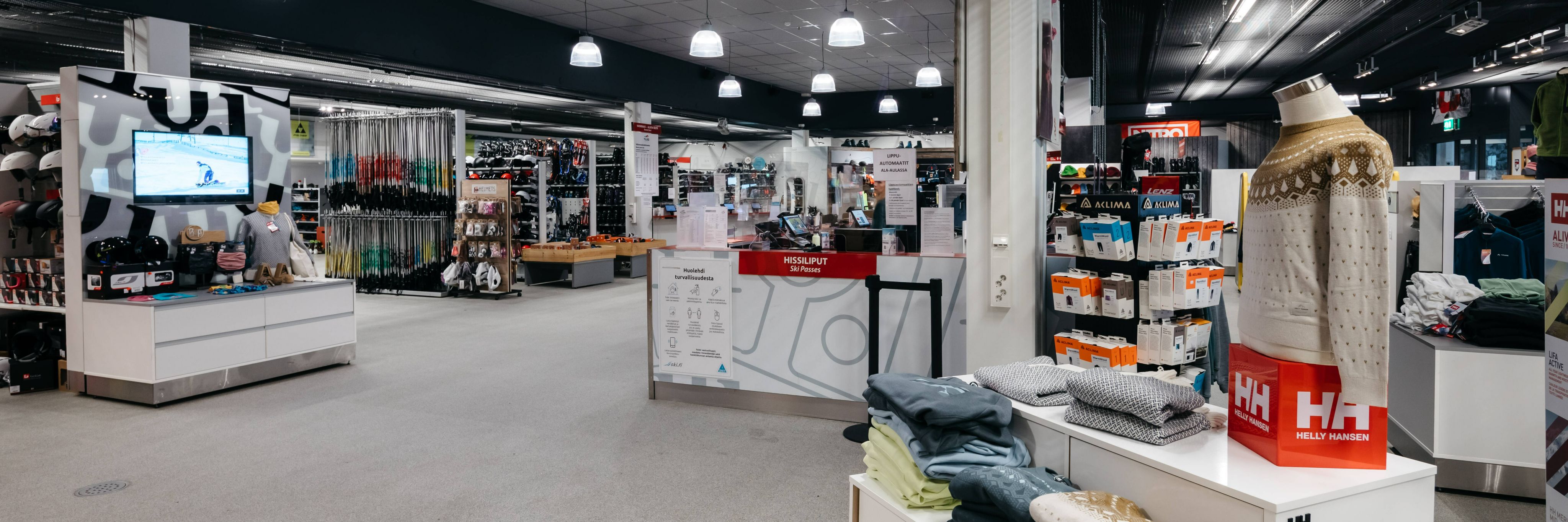 Ski Shop-työntekijä, Ylläs Ski Resort, Äkäslompolo
