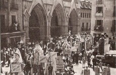 Concurs de gegants a Terrassa (1950)