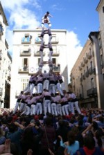 El 2 de 9 amb folre i manilles dels Minyons