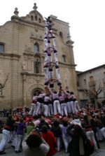 El 3 de 9 amb folre dels Minyons a Guissona