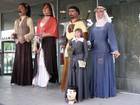 Els 5 gegants de la Colla gegantera de Mollet del Vallès