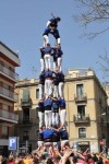 4 de 8 dels Castellers de la Vila de Gràcia