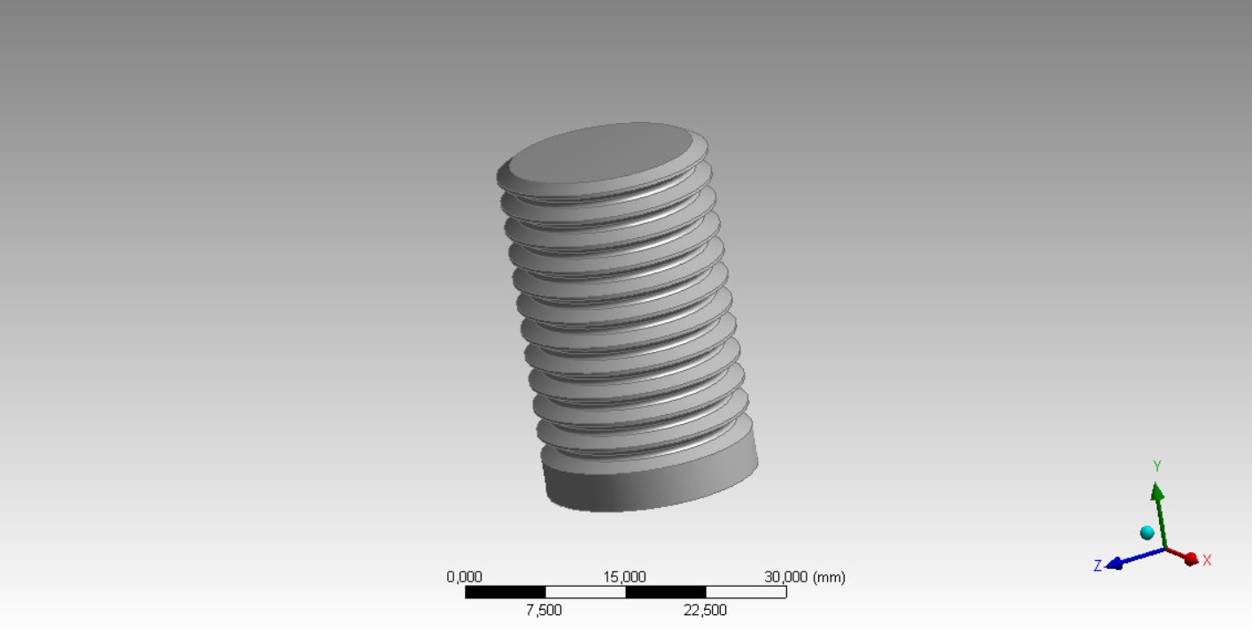 Threaded Bolt CAD 3D Models FetchCFD