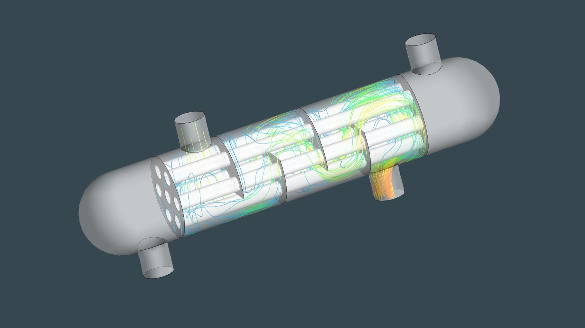 Tutorial | Shell & Tube Heat Exchanger CFD Simulation with ANSYS CFX ...