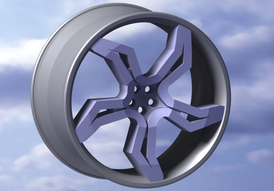 new design of alloy wheel