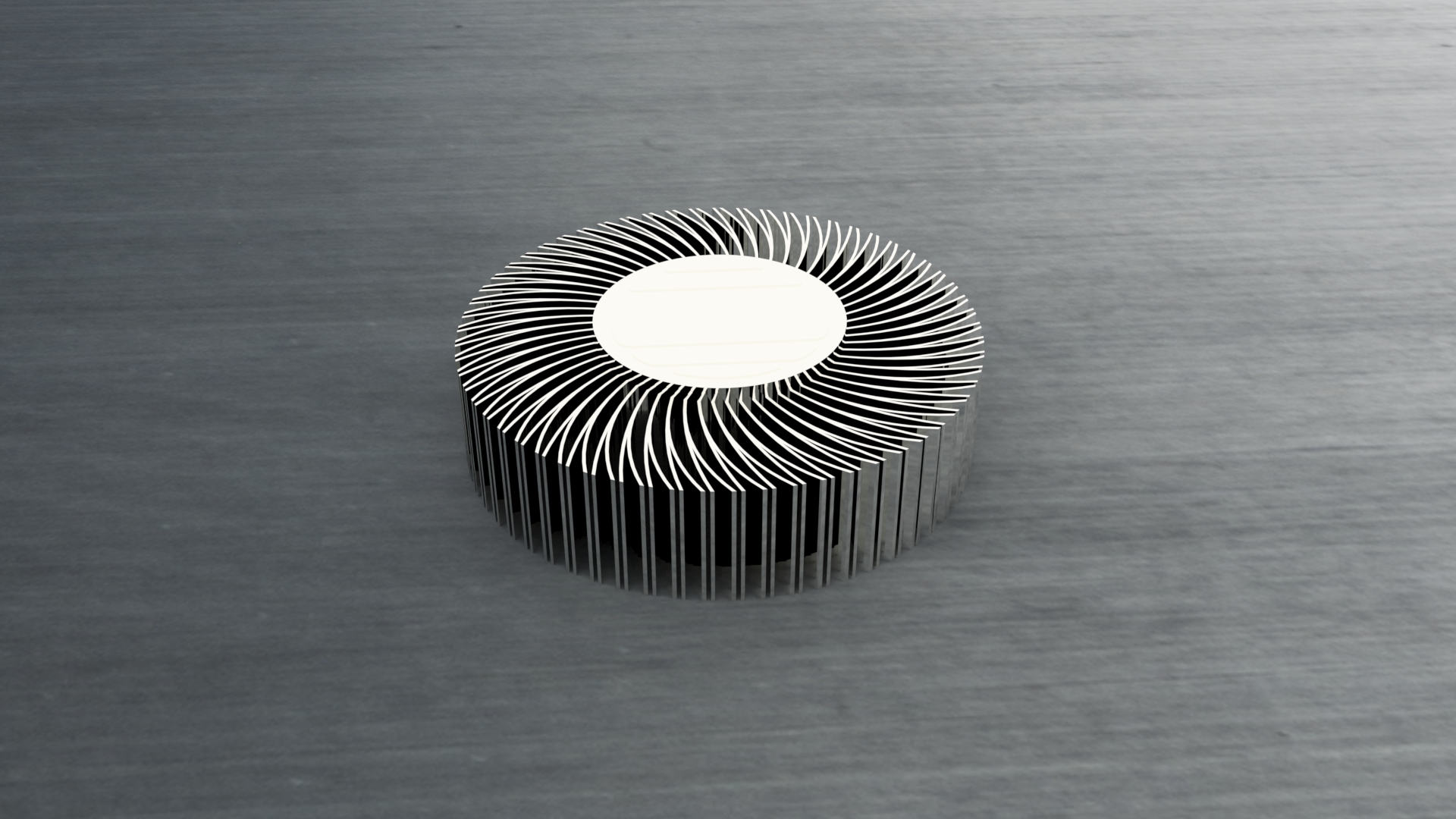 Radial Curved Heat Sink CAD model for Thermal Analysis 3D Models