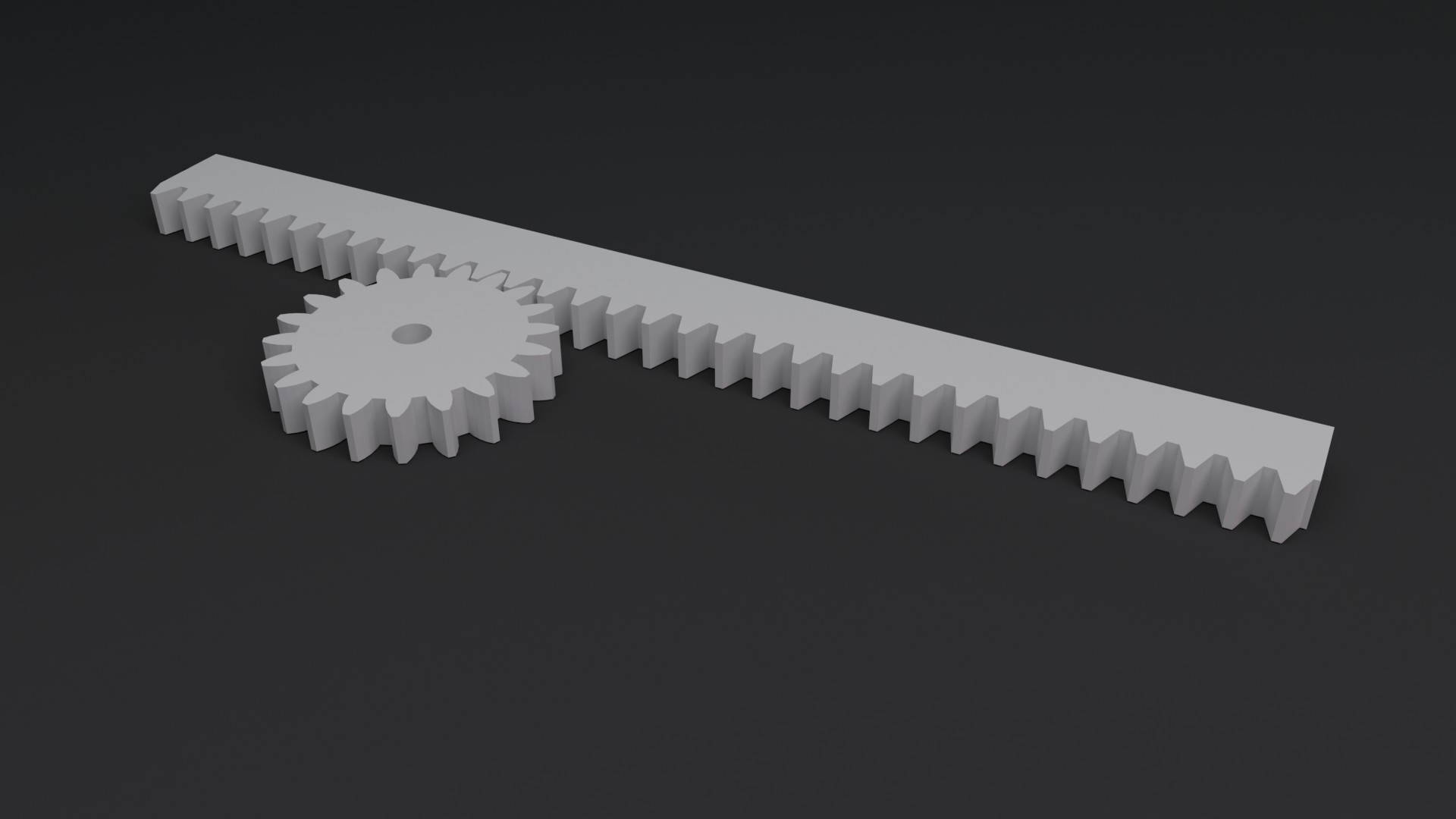 Simple Rack & Pinion 3D Model 3D Models FetchCFD