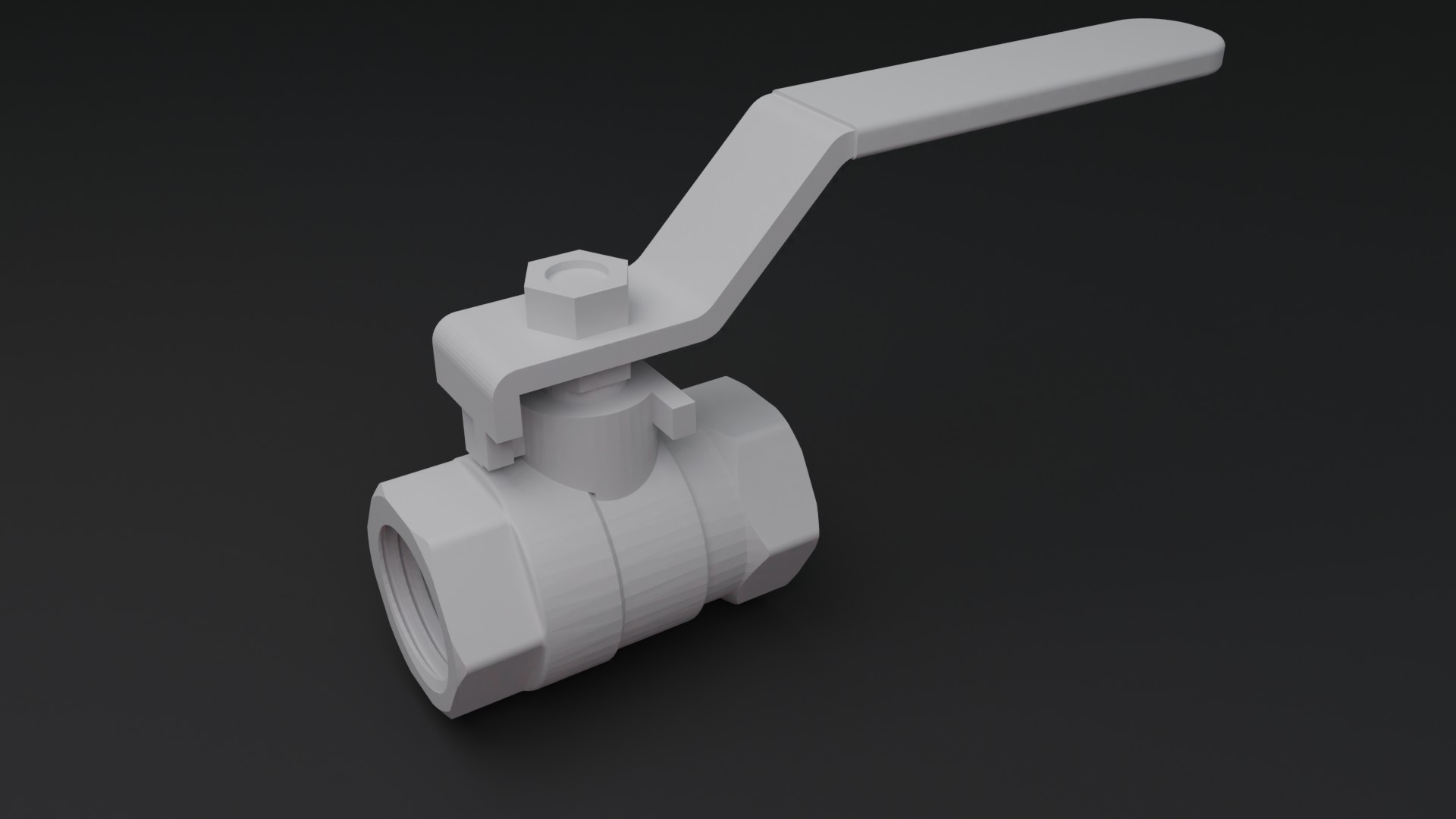 Ball Valve (1/2 Inch) 3D Model 3D Models FetchCFD