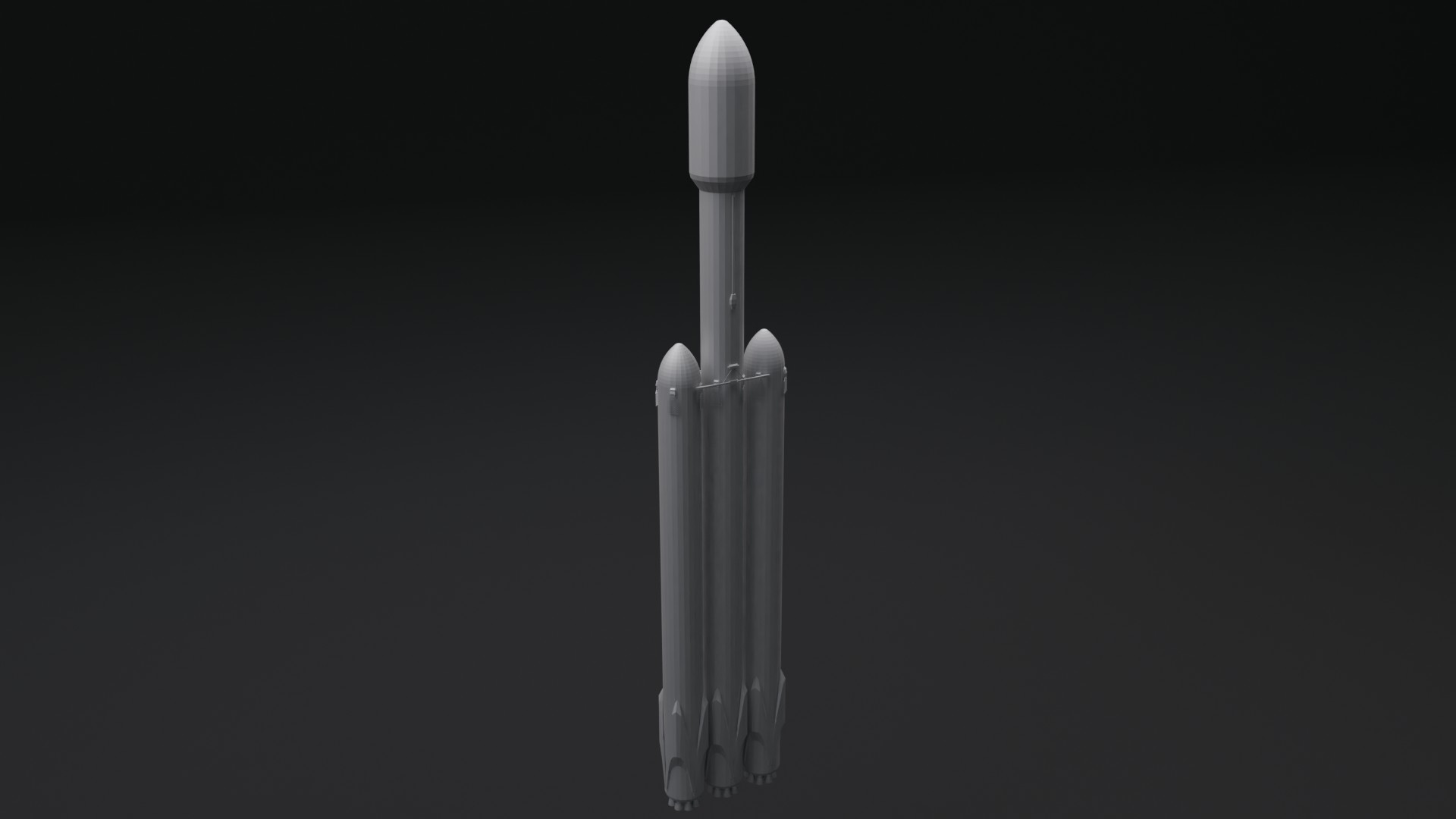 SpaceX Falcon Heavy Rocket 3D Model 3D Models FetchCFD