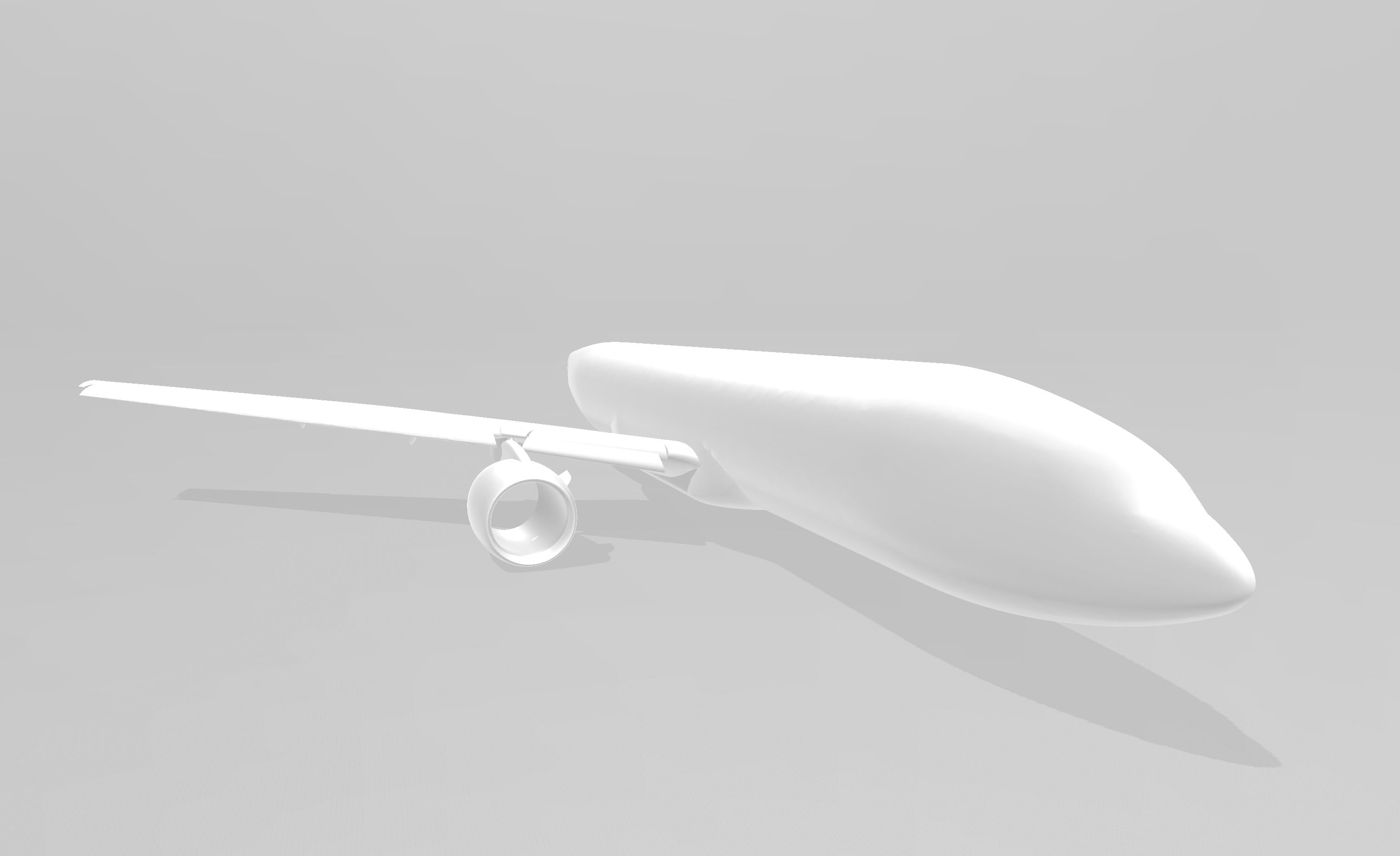 NASA HLCRM Aircraft CAD Model 3D Models FetchCFD