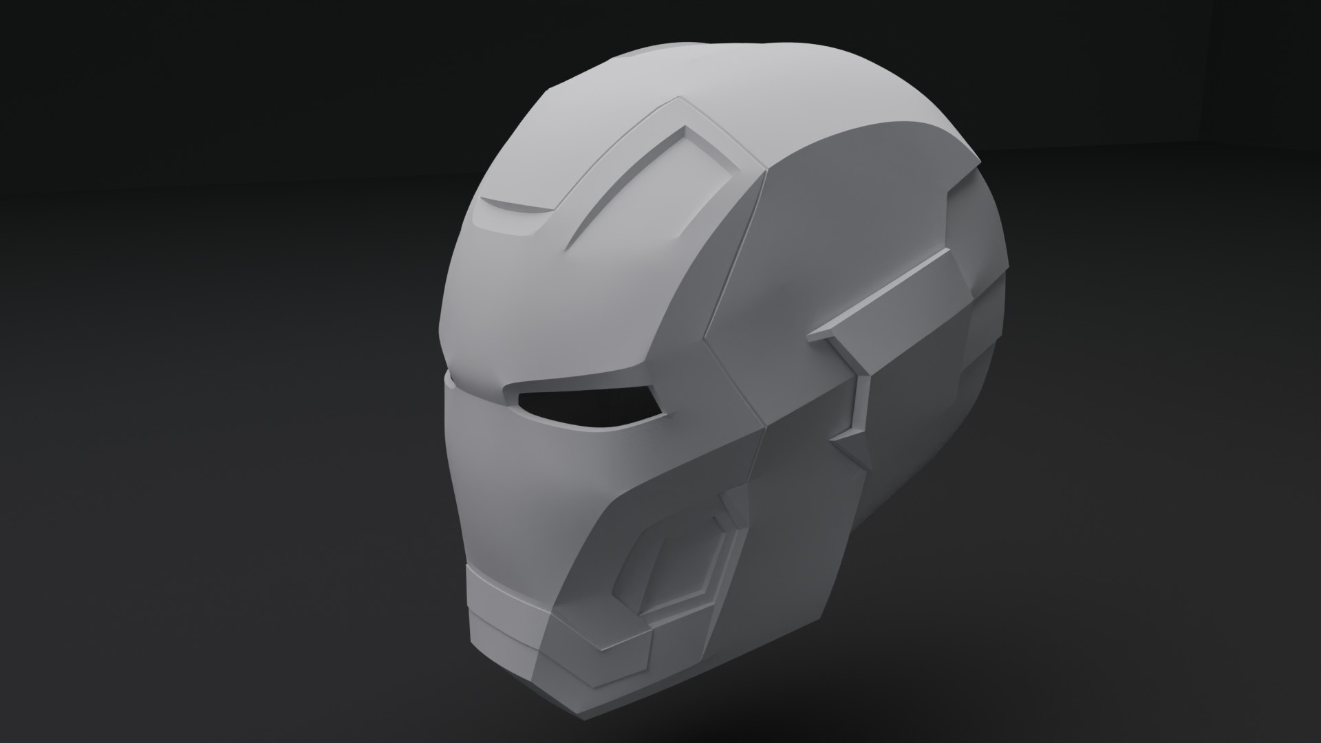 Iron Man Mk42 Helmet Template Printable