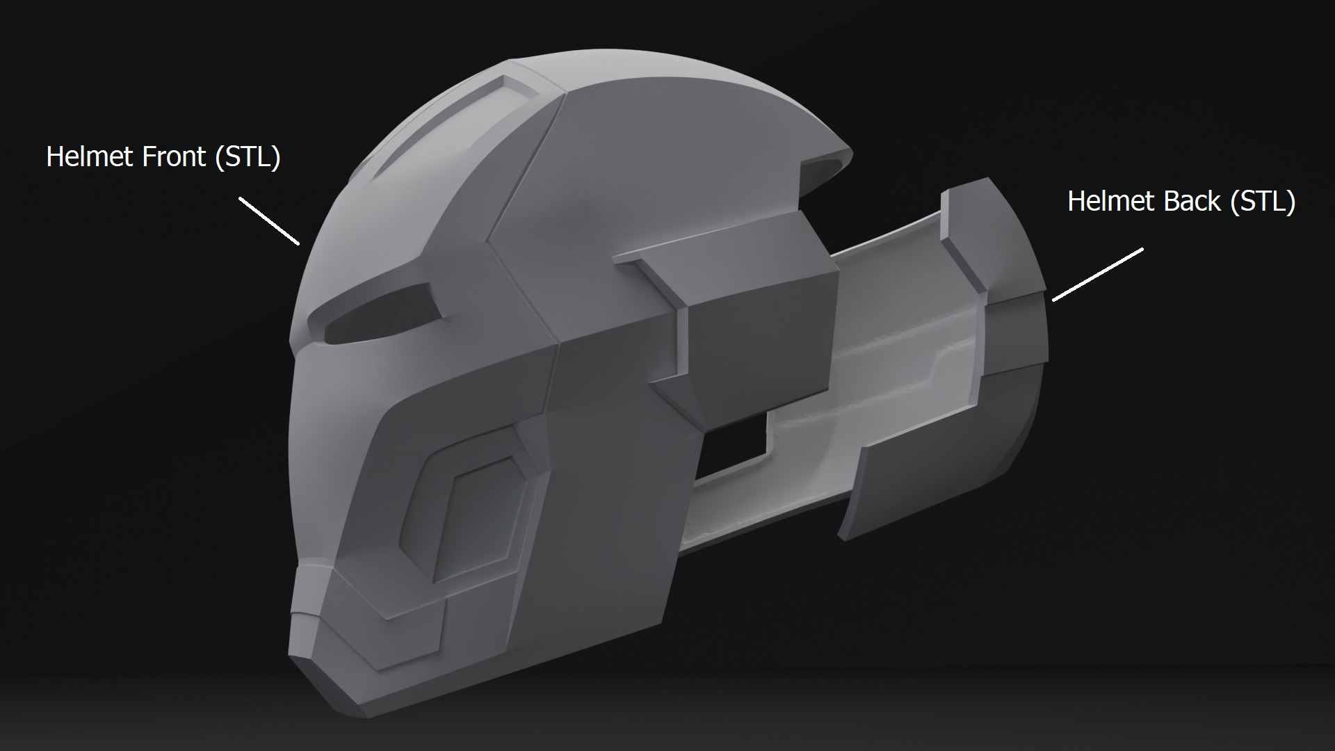 Iron Man MK42 Helmet 3D Model | 3D Models | FetchCFD