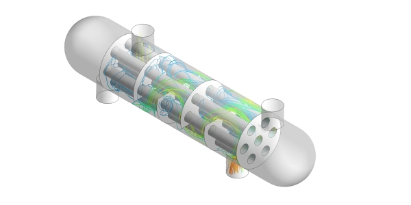 Shell and Tube Heat Exchanger CFD Simulation using ANSYS CFX