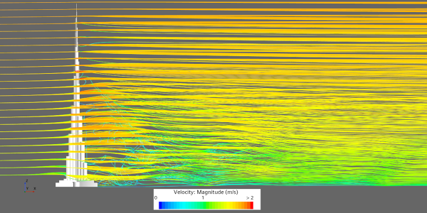 Air flow past Burj Khalifa - Downloads: 0, Views: 12, Likes: 0