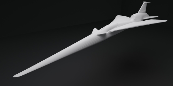 X-59 QueSST Supersonic Aircraft 3D Model - Downloads: 5, Views: 124, Likes: 0