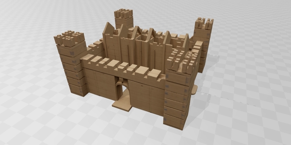 Castle 3D Model