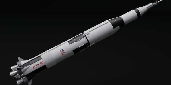 Saturn V Heavy Launch Vehicle 3D Model - Downloads: 0, Views: 36, Likes: 0
