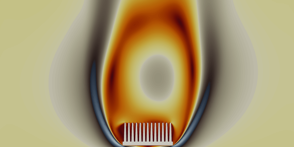 Finned Heat Sink Conjugate Heat Transfer (CHT) Simulation - Downloads: 0, Views: 6, Likes: 0