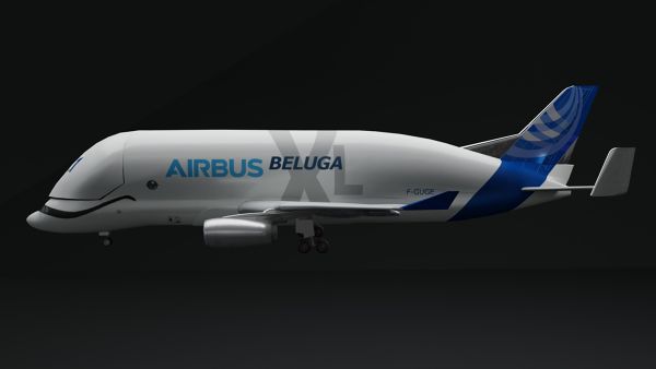 Airbus-Beluga-3D-Model-FetchCFD-Image-Side-View-2.jpg - High-quality image for the Airbus Beluga 3D Model project