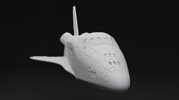 Space-Shuttle-Endeavour-3D-Model-FetchCFD-Image-Front-View.jpg - High-quality image for the Space Shuttle Endeavour 3D Model project