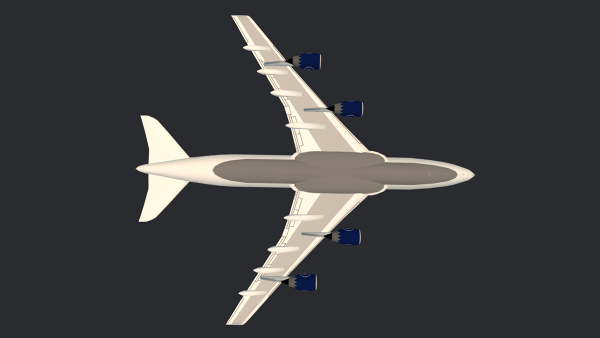 Lufthansa-Boeing-747-3D-Model-FetchCFD-Image-Bottom-view.png - High-quality image for the Lufthansa Boeing 747-400 3D Model project