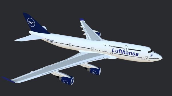 Lufthansa-Boeing-747-3D-Model-FetchCFD-Image-Iso-view.png - High-quality image for the Lufthansa Boeing 747-400 3D Model project