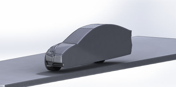 Preview 6.JPG - High-quality image for the Tesla Model 3 CFD Ready and Water-tight Mesh 3D model project