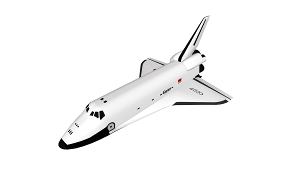 Buran-spacecraft-3D-Model-FetchCFD-Image-Iso-View.png - High-quality image for the Buran Spacecraft 3D Model project