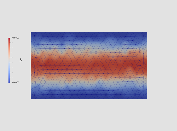 WR-90-waveguide-simulation-using-NumericalAI-electric-energy-density-contour.PNG - High-quality image for the WR-90 rectangular waveguide simulation using NumericalAI project