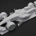 F1 2026 Car CAD Model for CFD