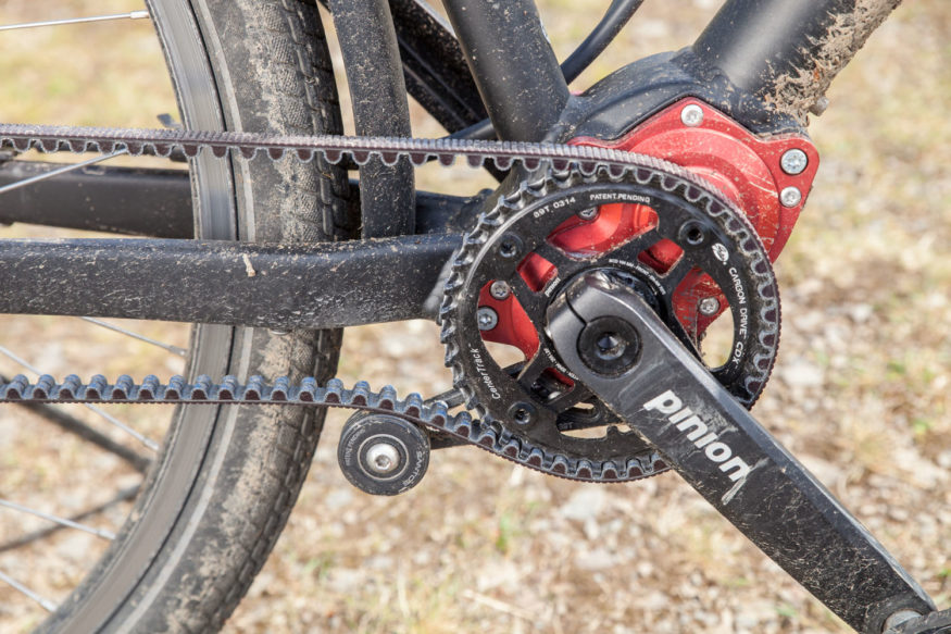 pinion versnelling bij trapas