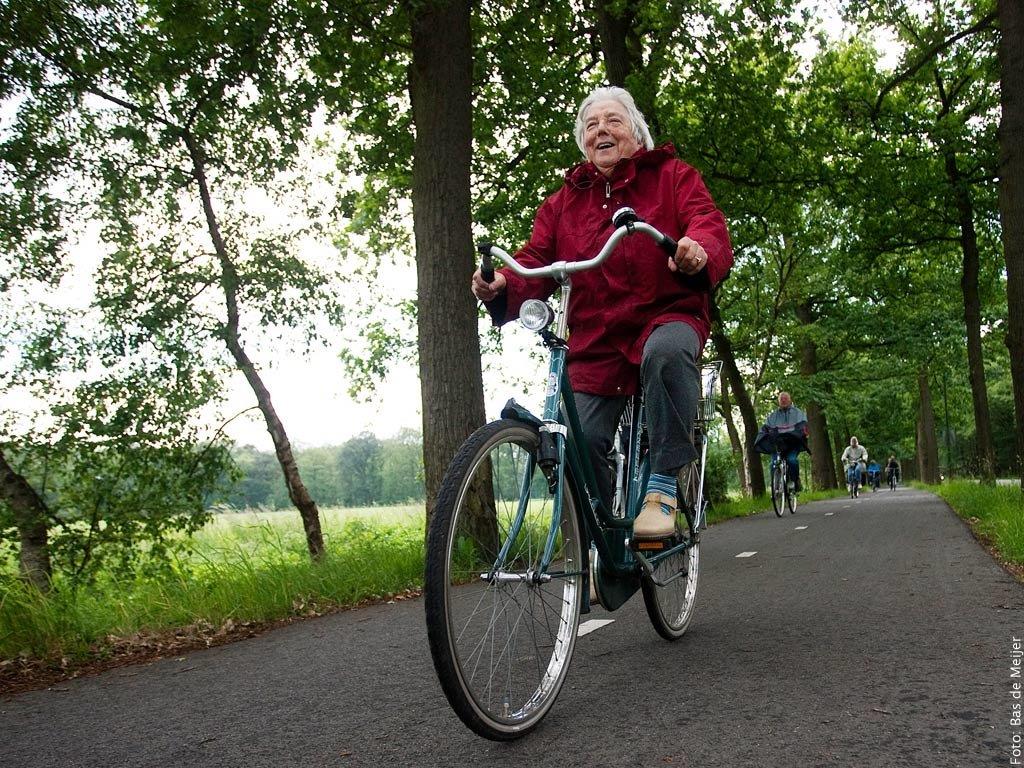 Oudere fietser
