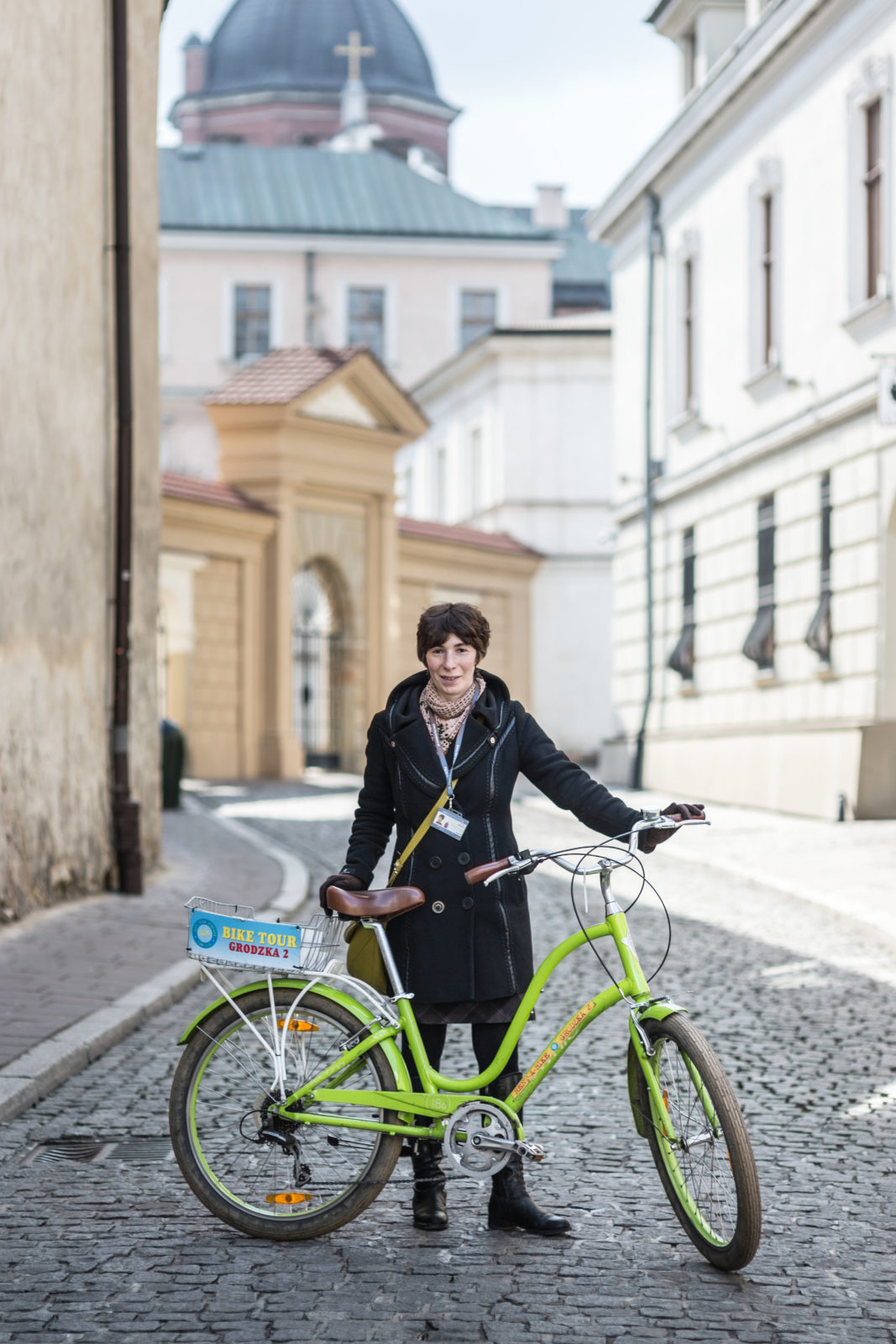 Sylwia Pisarska in old town Poselska St.