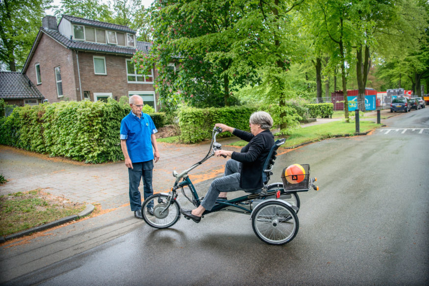 driewielles met Ivo Smit, Easy Van Raam