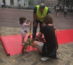 Er werd flink gepompt in Houten tijdens Happen en Trappen
