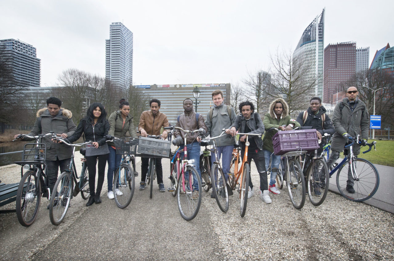 Eritreeërs zijn dol op fietsen