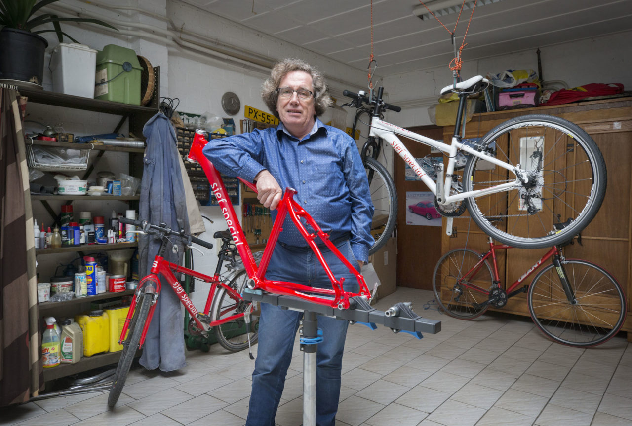 sjef schellings maakt fietsen op maat