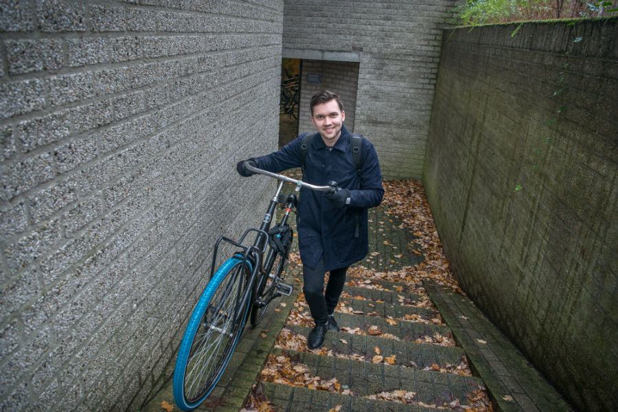 Luc op Swapfiets in Nijmegen