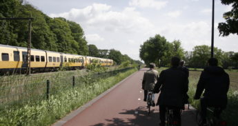 Breed fietspad in Twente