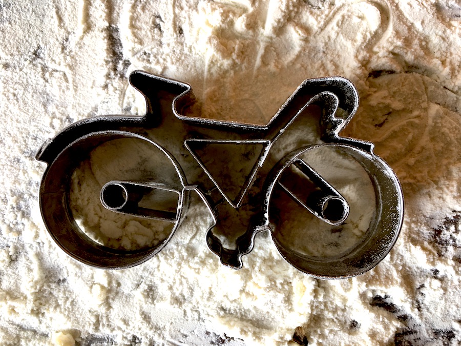 UItsteekvorm fiets
