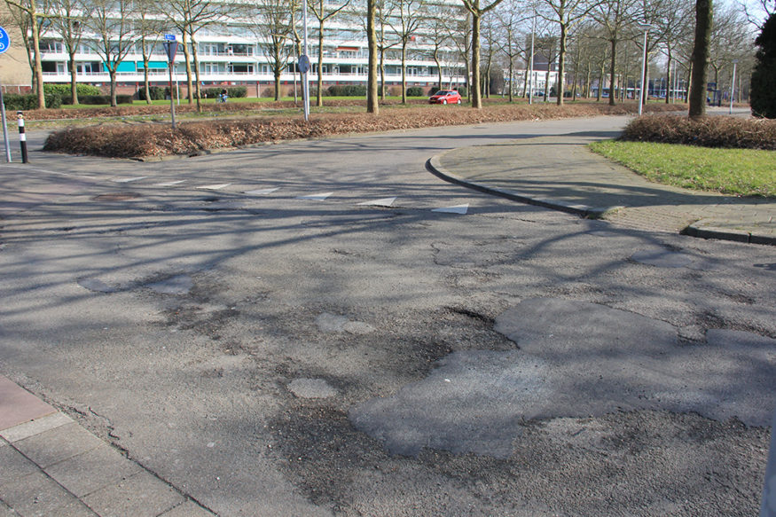 Slecht wegdek