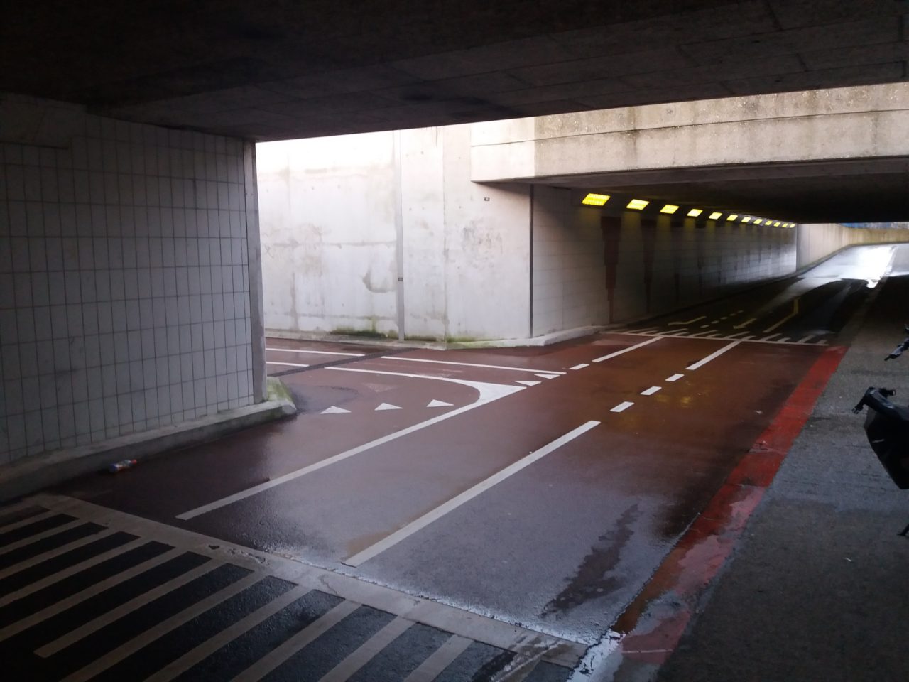Westerwateringtunnel na aanpassing