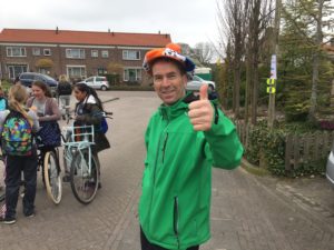 Schoolfietsplan duim