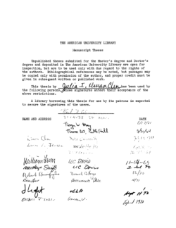 The Chinese Community in New York: Their Cultural Adjustment, 1920-1940