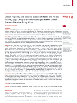 Global, regional, and national burden of stroke and its risk factors, 1990-2019: A systematic analysis for the Global Burden of Disease Study 2019