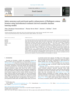 Safety assurance and nutritional quality enhancement of Phyllospora comosa biomass using hydrothermal treatment derived ensemble machine learning models