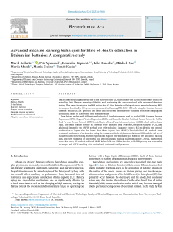 Advanced machine learning techniques for State-of-Health estimation in lithium-ion batteries: A comparative study