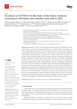 Evolution of COVID-19 in the state of São Paulo: analysis of incidence, mortality and lethality from 2020 to 2023