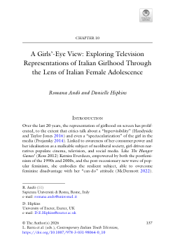 A girls’-eye view: Exploring television representations of Italian girlhood through the lens of Italian female Adolescence