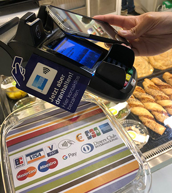 Innovation Google Pay in allen casualfood-Stores und -Restaurants